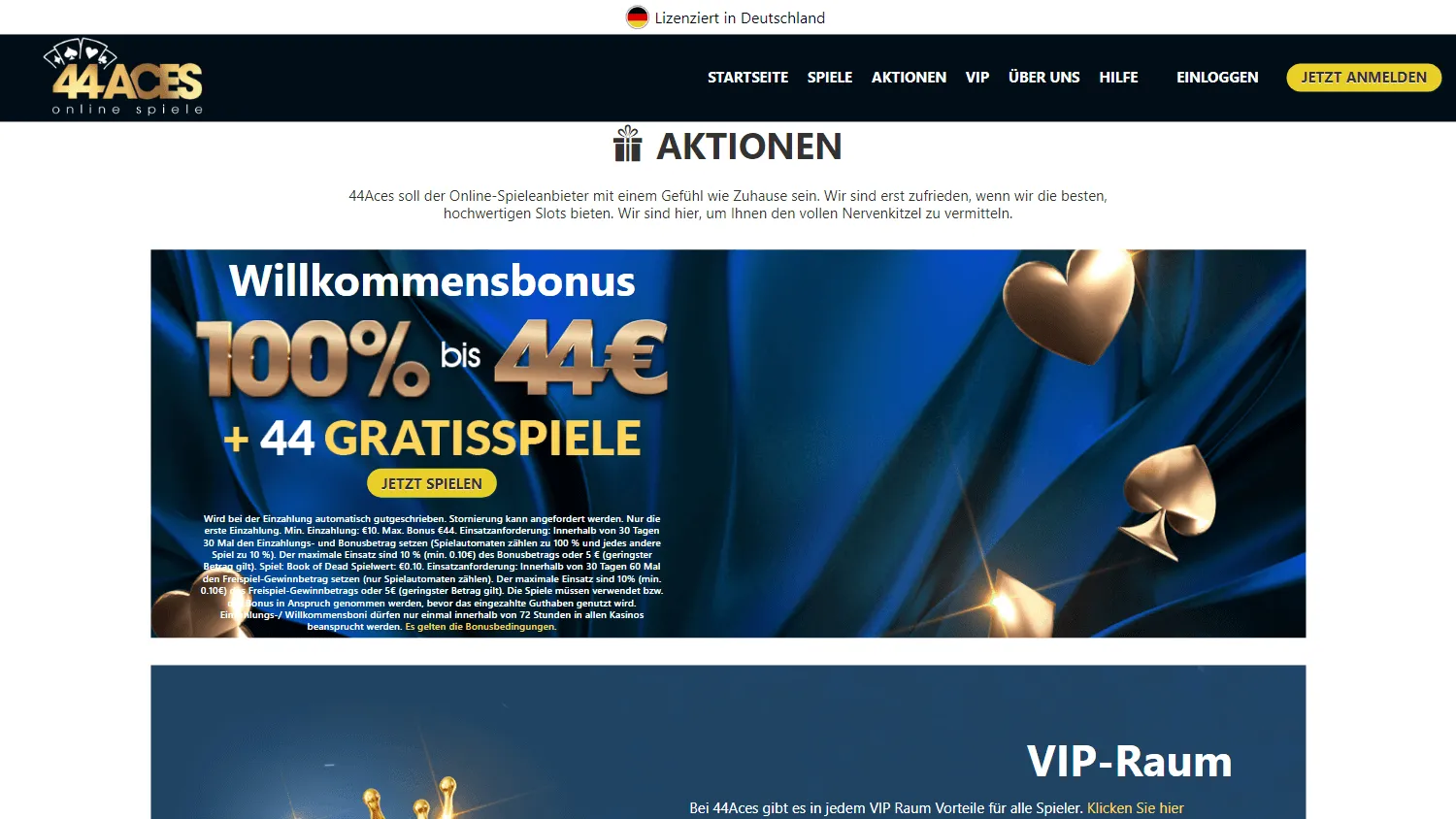 44Aces Bonus