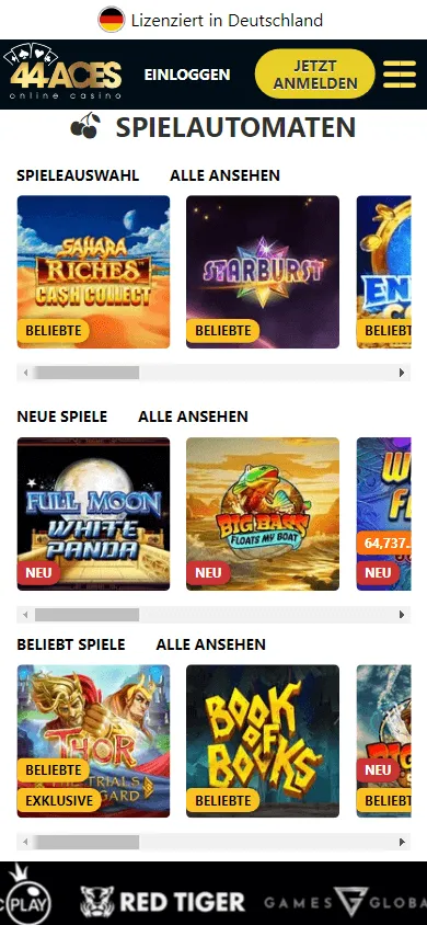 44Aces Zahlungen